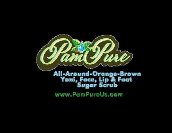 All Around Orange Brown Yoni, Face, Lip & Foot Sugar Scrub